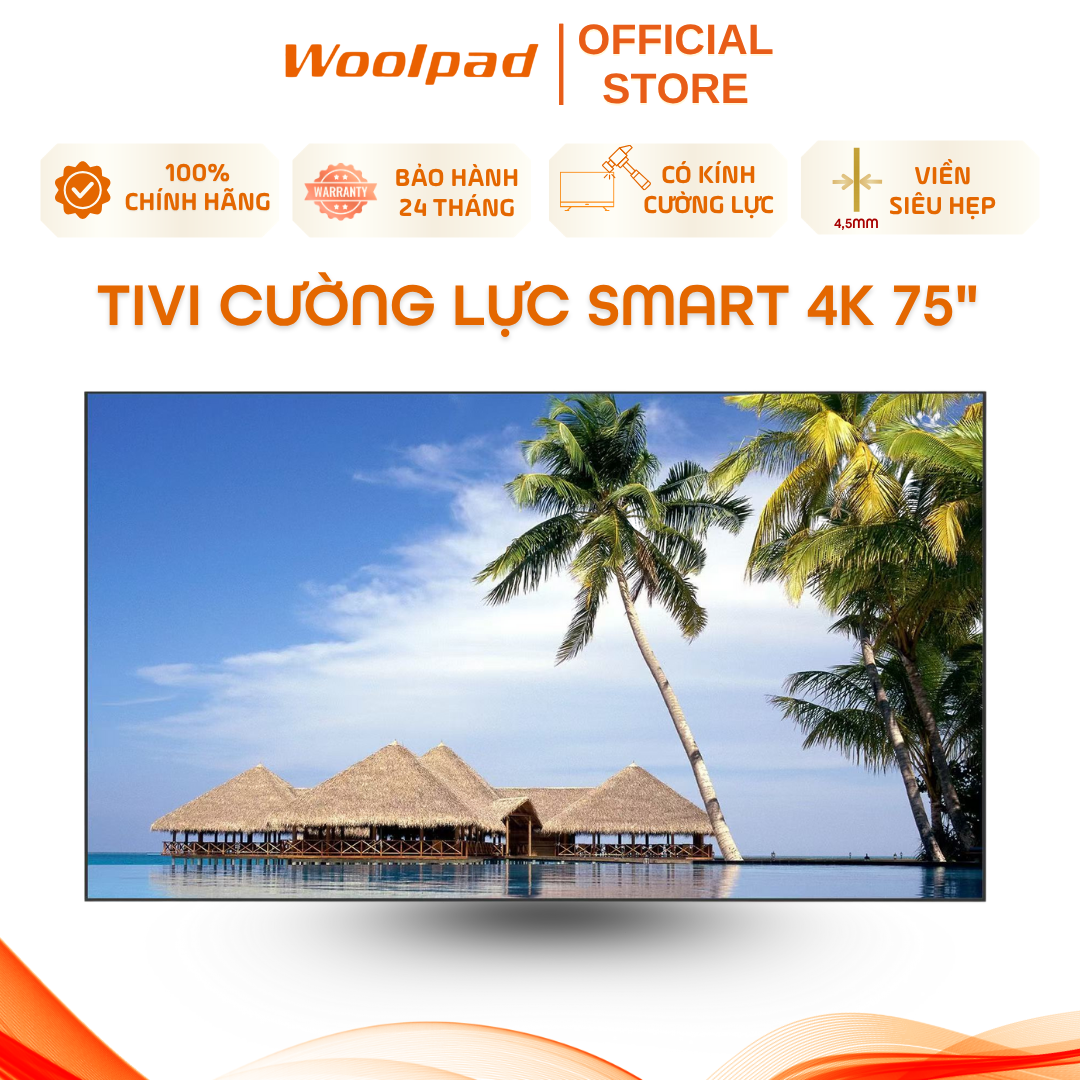 Màn hình cường lực 4K 75inch WOOLPAD