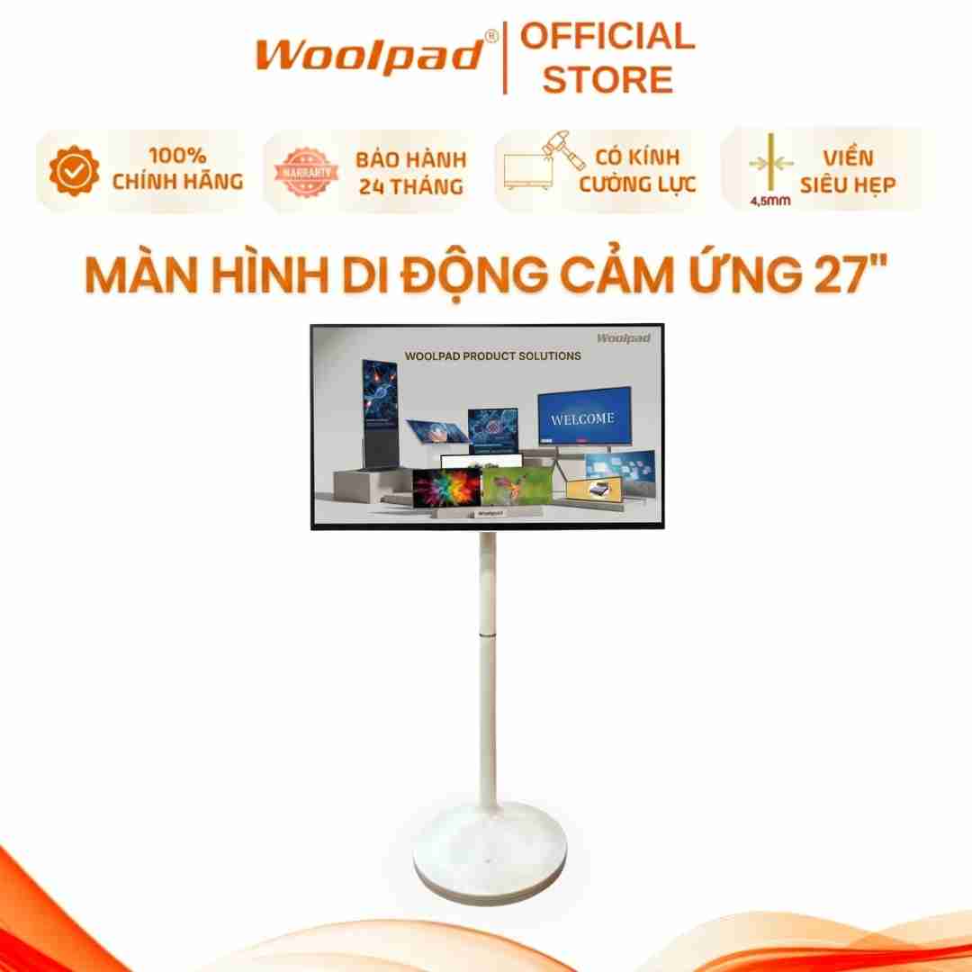 Màn hình di động cảm ứng 27inch WOOLPAD Hỗ trợ cảm ứng đa điểm nhanh, nhạy.

Tương tác trực tiếp bằng tay xoay màn hình 90 độ linh hoạt

Mang lại trải nghiệm sử dụng tiện lợi và chuyên nghiệp khi có thể di chuyển khắp nơi.