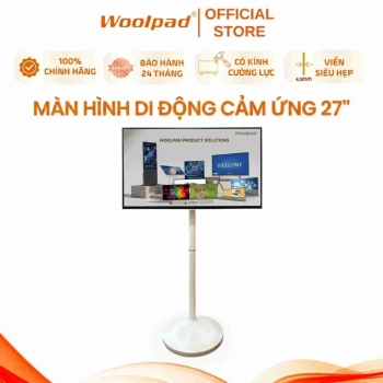 Màn hình di động cảm ứng 27inch WOOLPAD Hỗ trợ cảm ứng đa điểm nhanh, nhạy.

Tương tác trực tiếp bằng tay xoay màn hình 90 độ linh hoạt

Mang lại trải nghiệm sử dụng tiện lợi và chuyên nghiệp khi có thể di chuyển khắp nơi.