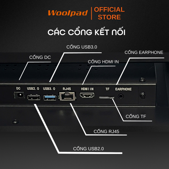 Màn hình quảng cáo chân đứng 75inch WOOLPAD
