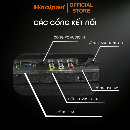Màn hình cường lực 55inch Smart 4K WOOLPAD