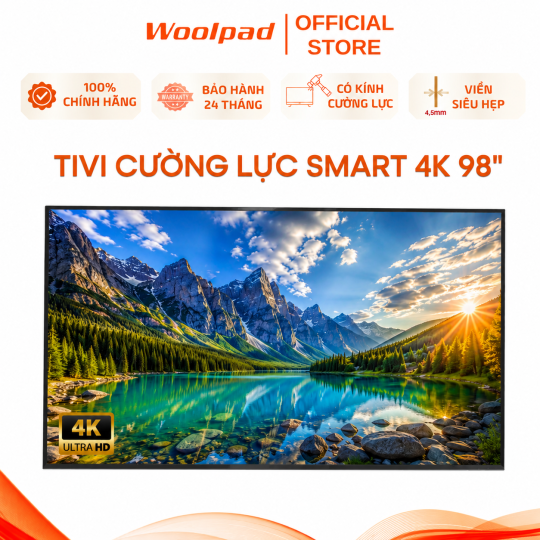 Màn hình cường lực Woolpad 85inch Smart 4K