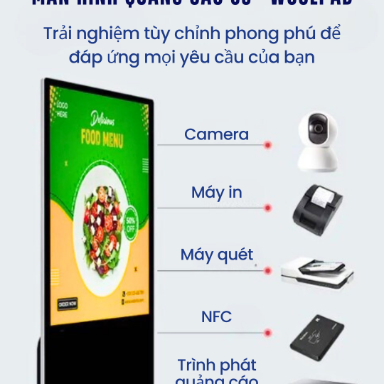 Màn hình quảng cáo  55inch WOOLPAD